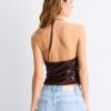 Top halter con lentejuelas Top halter con lentejuelas