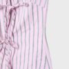 Top halter con nudo y efecto arrugado Top halter con nudo y efecto arrugado
