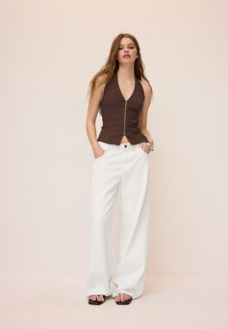 Top halter de bengalina