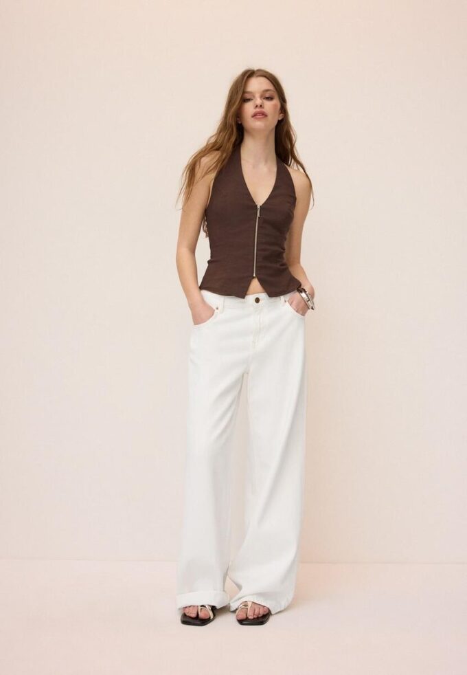 Top halter de bengalina Top halter de bengalina