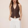 Top halter de bengalina Top halter de bengalina