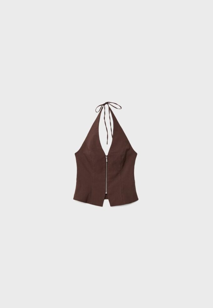 Top halter de bengalina Top halter de bengalina