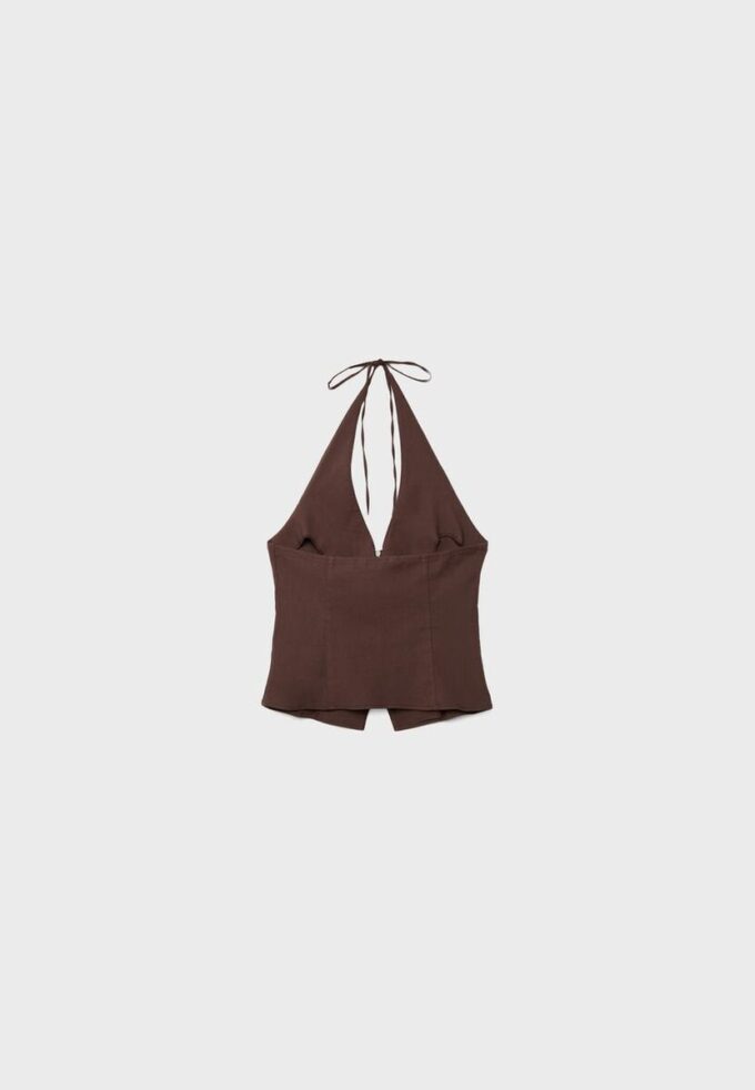 Top halter de bengalina Top halter de bengalina