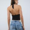 Top halter de encaje