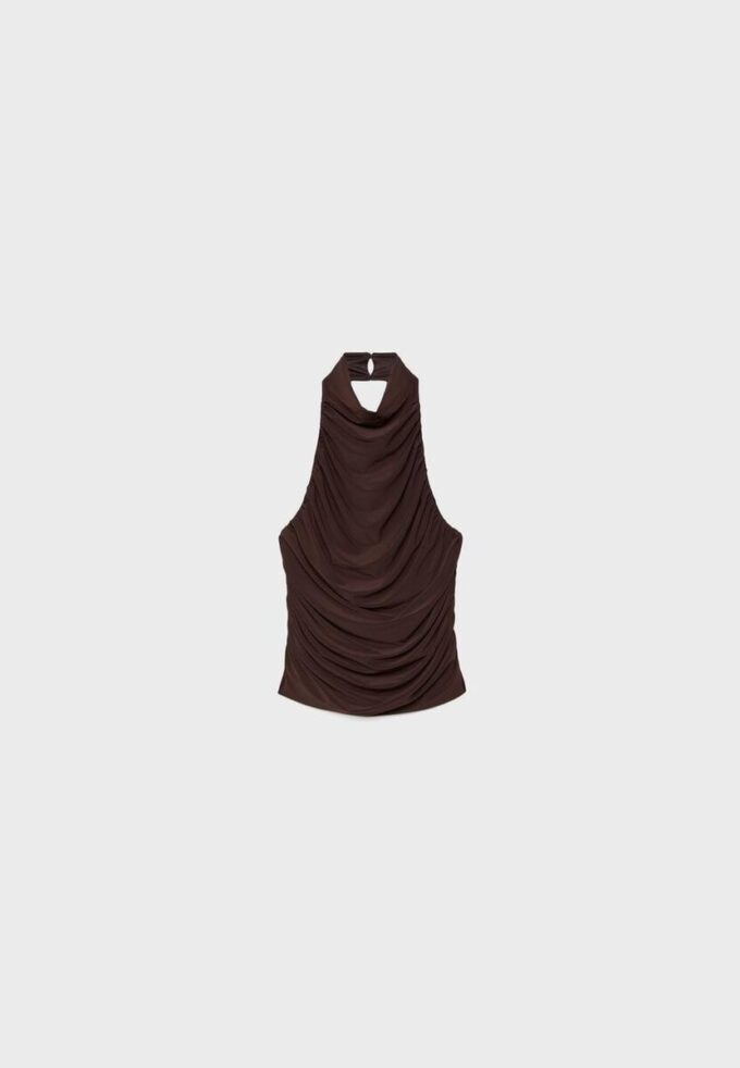 Top halter fruncido Top halter fruncido