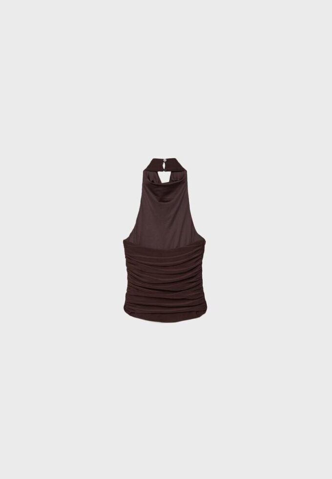 Top halter fruncido Top halter fruncido