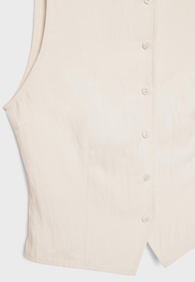 Top texturizado con botones Top texturizado con botones