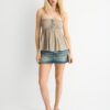 Tops bandeau de croché Tops bandeau de croché