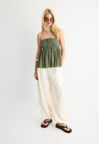 Tops bandeau de croché