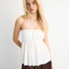 Tops bandeau de croché Tops bandeau de croché