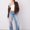 Tops bandeau de poliamida Tops bandeau de poliamida
