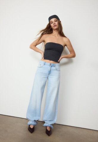 Tops bandeau de poliamida