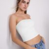 Tops bandeau de poliamida Tops bandeau de poliamida
