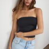 Tops bandeau de poliamida