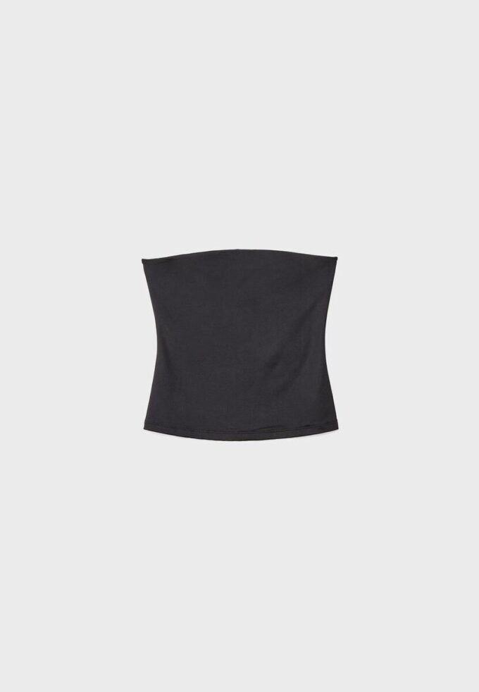 Tops bandeau de poliamida