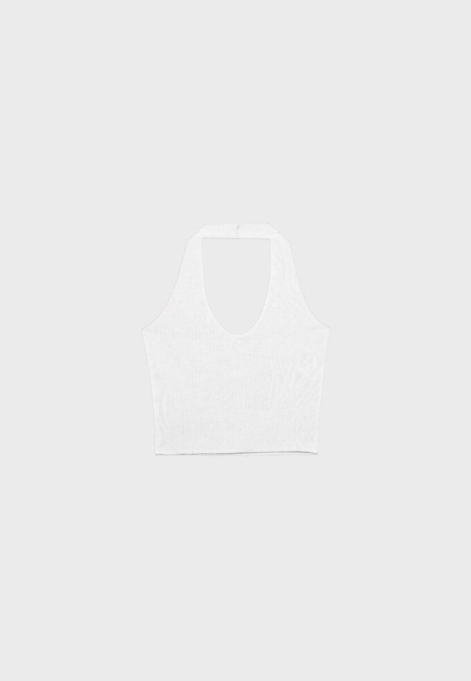Tops con cuello halter Tops con cuello halter