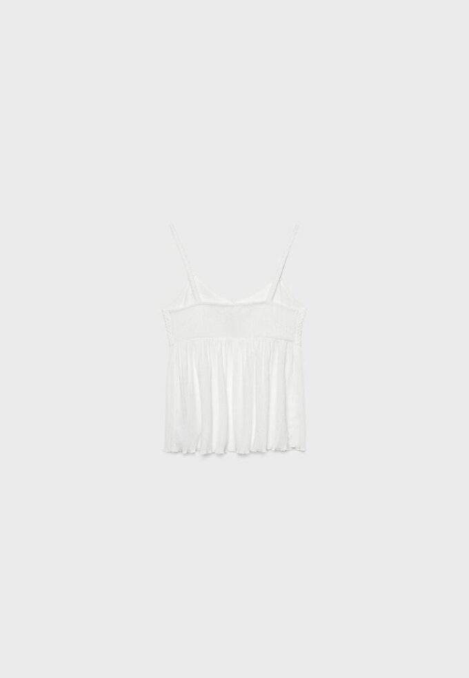 Tops de croché con volantes Tops de croché con volantes