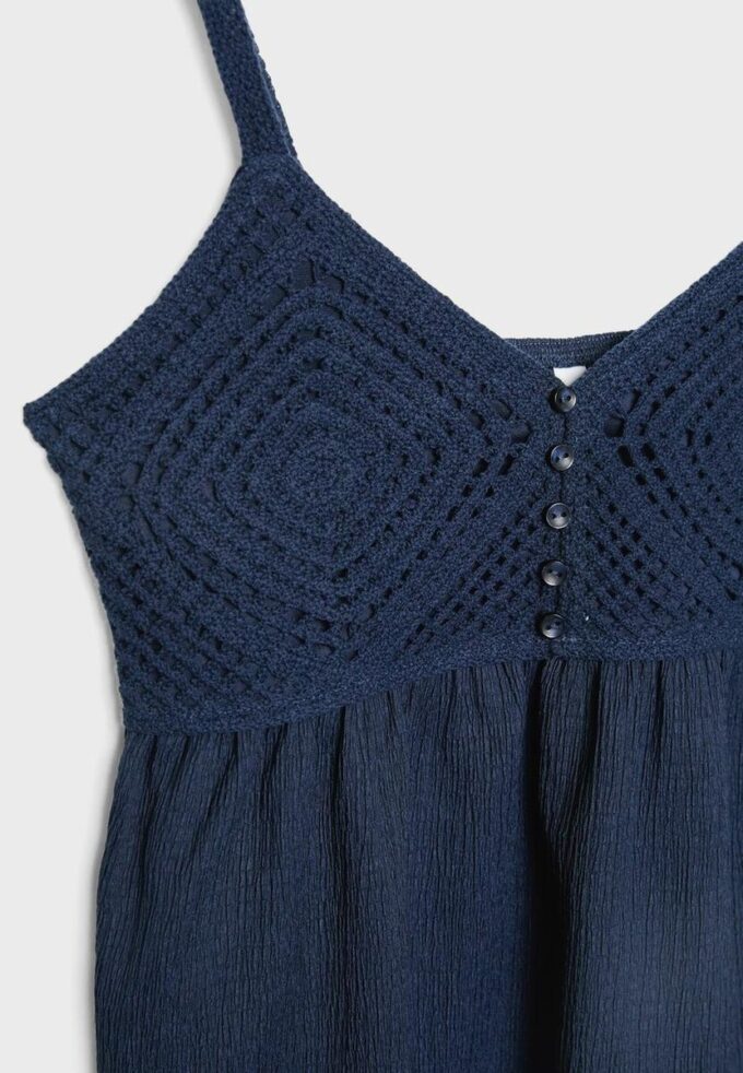 Tops de croché con volantes Tops de croché con volantes