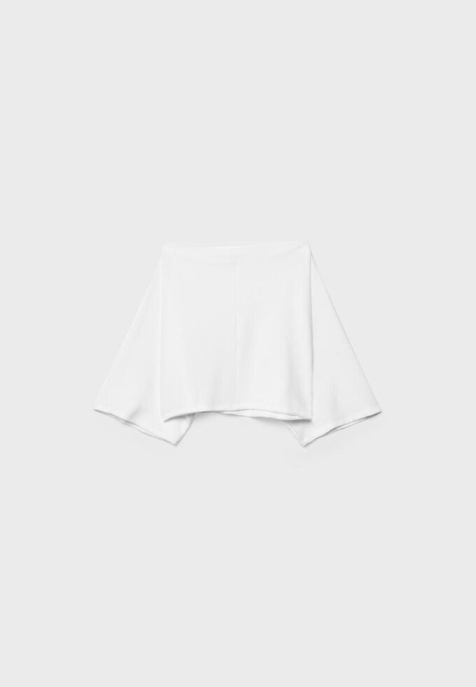 Tops tipo capa con cuello barco Tops tipo capa con cuello barco