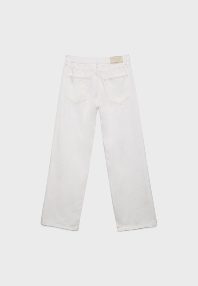 Vaqueros de sarga de tiro bajo y pierna Wide Leg D91 Vaqueros de sarga de tiro bajo y pierna Wide Leg D91