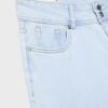 Vaqueros de talle bajo con doble botón Vaqueros de talle bajo con doble botón