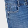 Vaqueros de talle bajo con doble botón Vaqueros de talle bajo con doble botón