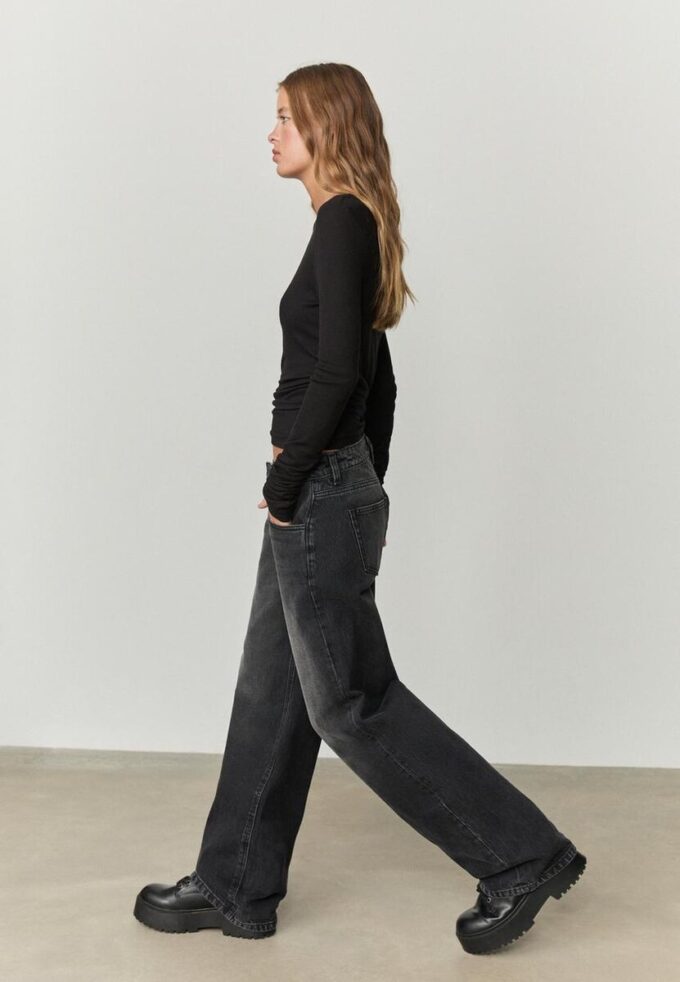 Vaqueros Wide Leg de corte bajo Vaqueros Wide Leg de corte bajo