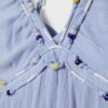 Vestido corto con pedrería