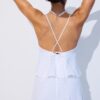 Vestido corto de tirantes con volantes Vestido corto de tirantes con volantes