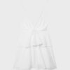 Vestido corto de tirantes con volantes Vestido corto de tirantes con volantes