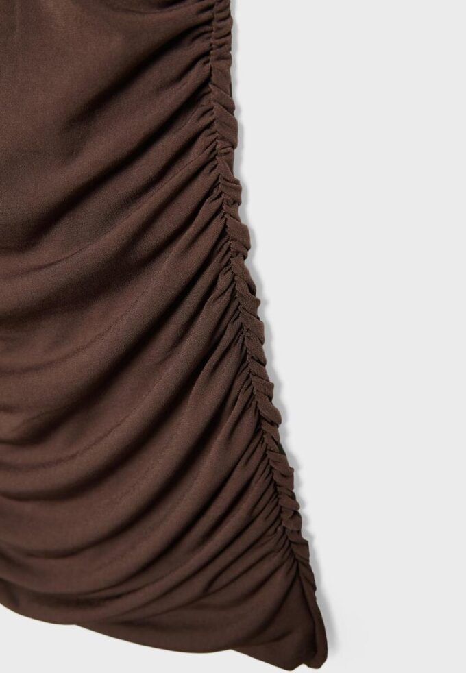 Vestido corto tipo capa Vestido corto tipo capa