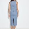 Vestido midi de denim Vestido midi de denim