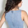 Vestido midi de denim Vestido midi de denim