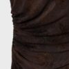 Vestido midi de tul con cuello cuadrado Vestido midi de tul con cuello cuadrado