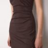 Vestido midi sin mangas de bengalina Vestido midi sin mangas de bengalina