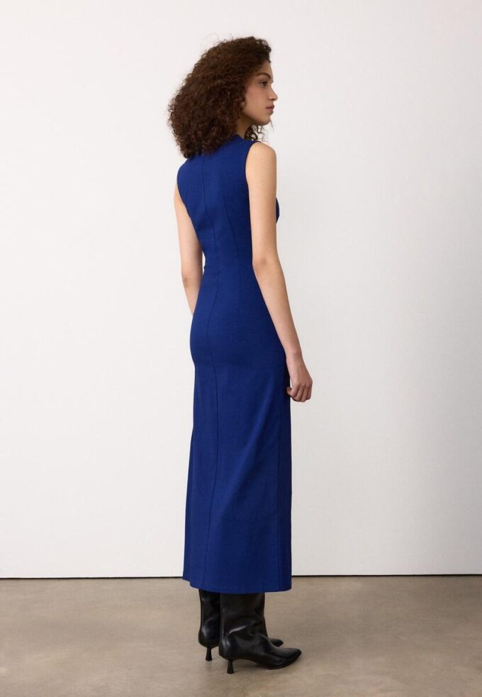 Vestido midi sin mangas de bengalina Vestido midi sin mangas de bengalina
