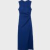Vestido midi sin mangas de bengalina Vestido midi sin mangas de bengalina