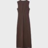 Vestido midi sin mangas de bengalina Vestido midi sin mangas de bengalina