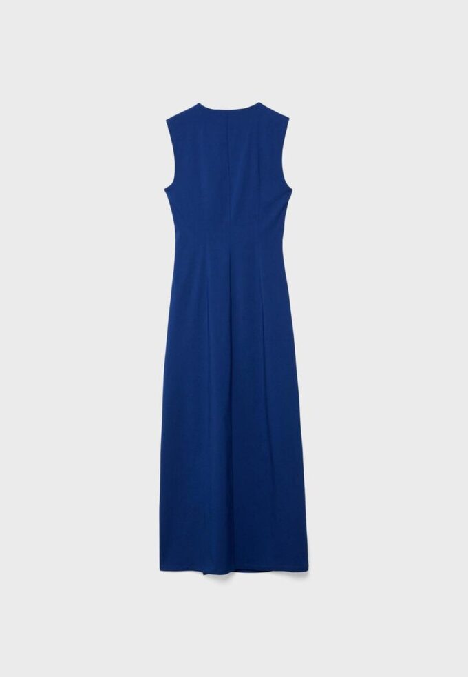 Vestido midi sin mangas de bengalina Vestido midi sin mangas de bengalina