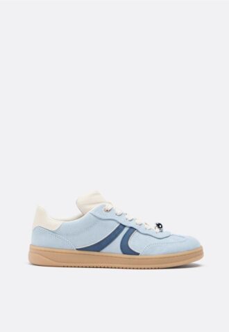 Zapatillas casuales de ante sintético