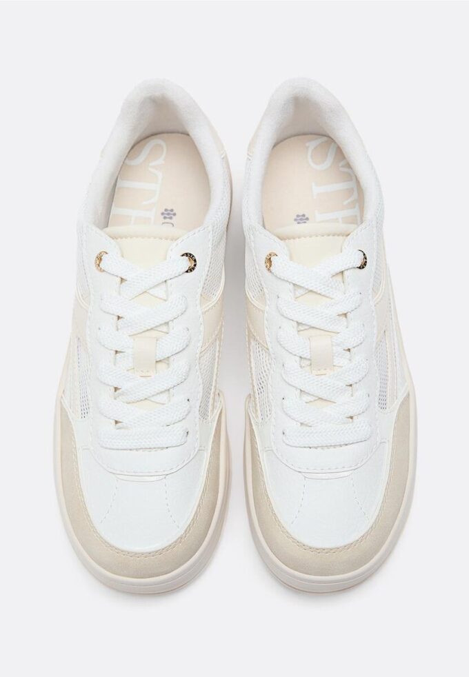 Zapatillas con plataforma calada