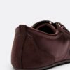 Zapatillas con suela fina de satén Zapatillas con suela fina de satén
