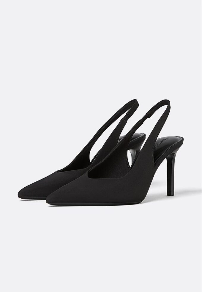 Zapatos básicos con talón abierto