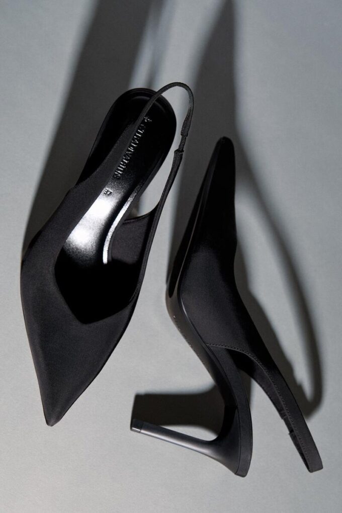 Zapatos básicos con talón abierto