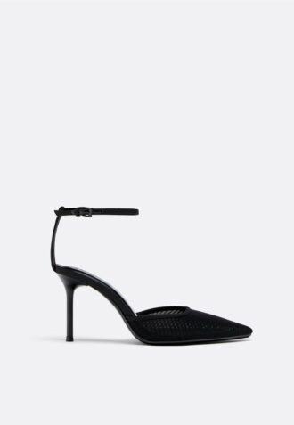 Zapatos de tacón alto de malla