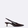 Zapatos de tacón bajo con cuello en V Zapatos de tacón bajo con cuello en V