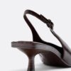 Zapatos de tacón bajo con cuello en V Zapatos de tacón bajo con cuello en V
