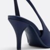 Zapatos de tacón con efecto satinado