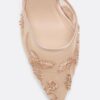 Zapatos de tacón con malla y pedrería Zapatos de tacón con malla y pedrería
