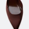 Zapatos de tacón de aguja con efecto satinado Zapatos de tacón de aguja con efecto satinado